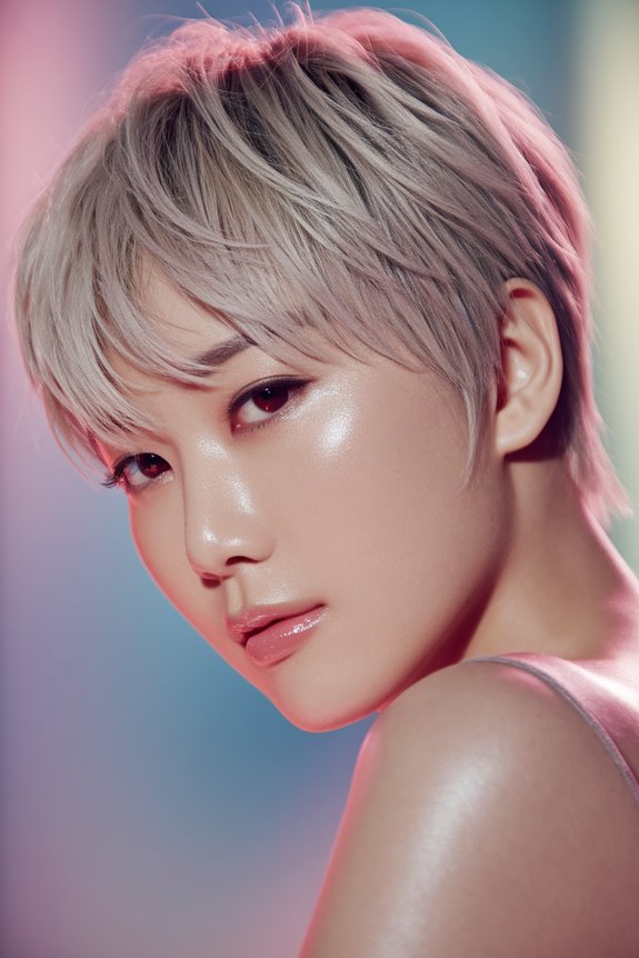 chic layered pixie haircut