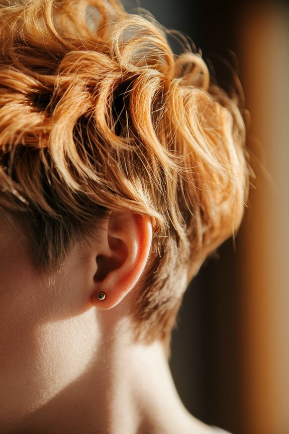 chic short hairstyle option
