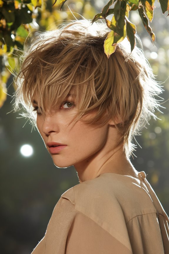 choppy playful hairstyle trend