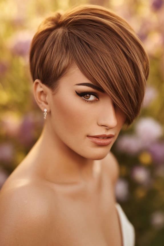 edgy modern hairstyle choice