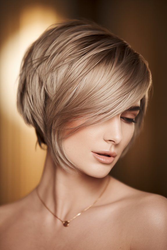 edgy modern uneven cut
