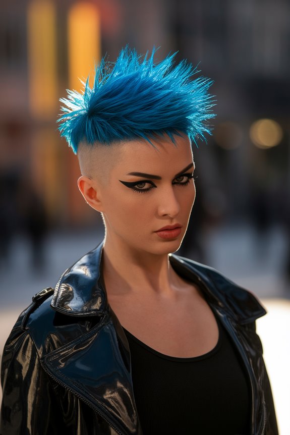edgy short hairstyle trend