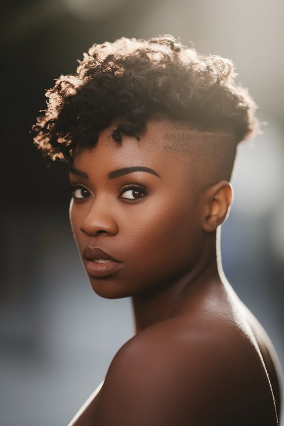 edgy short hairstyle trend