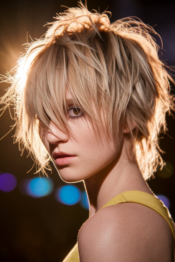 effortless messy long pixie
