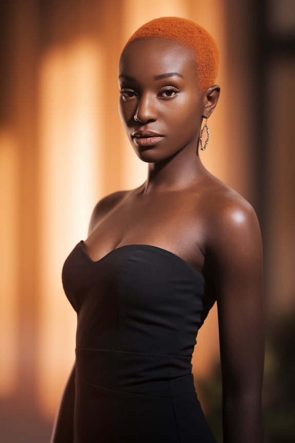 ginger pixie cut hairstyle