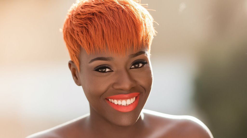 ginger pixie haircuts inspiration