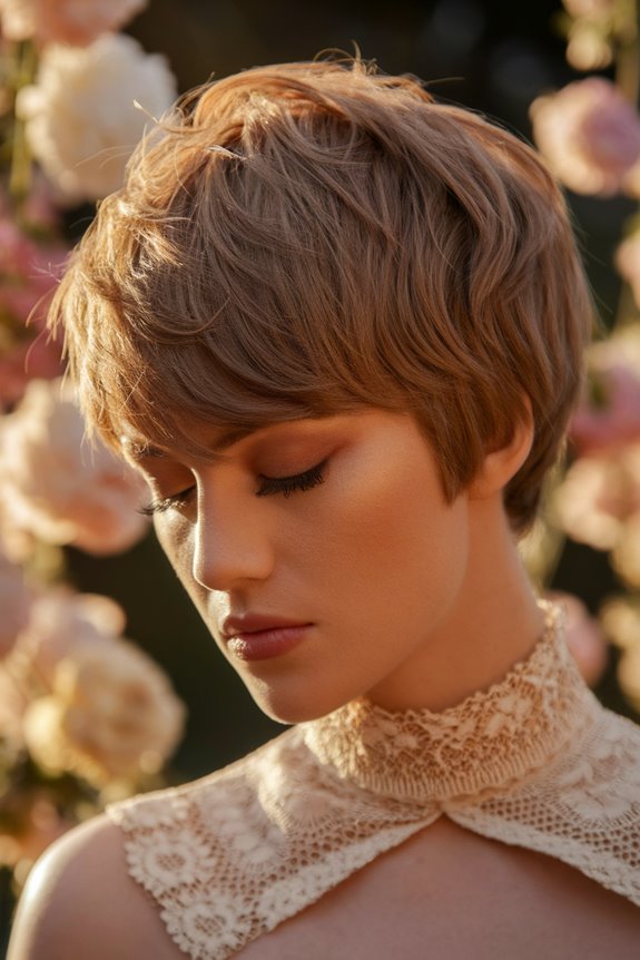 retro chic short hairstyle