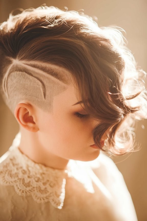 retro chic wavy pixie