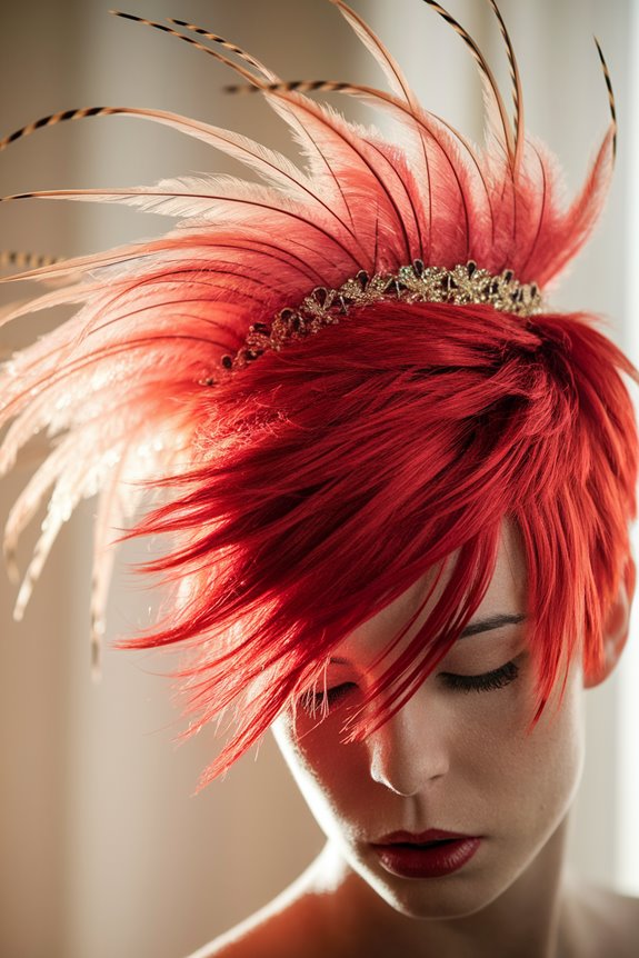 scarlet pixie with crown