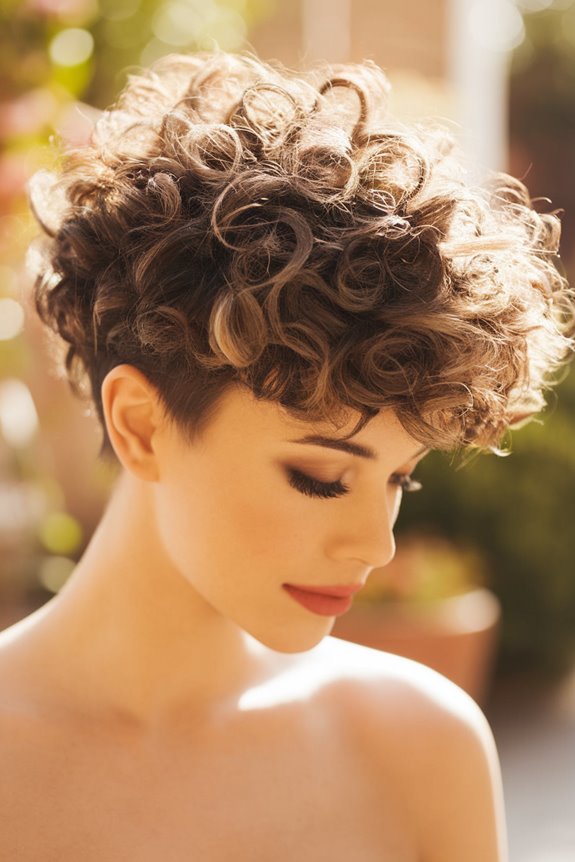 short curly hairstyle trend