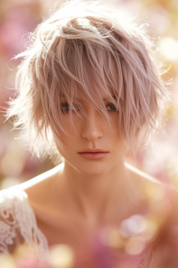 soft textured pixie cut