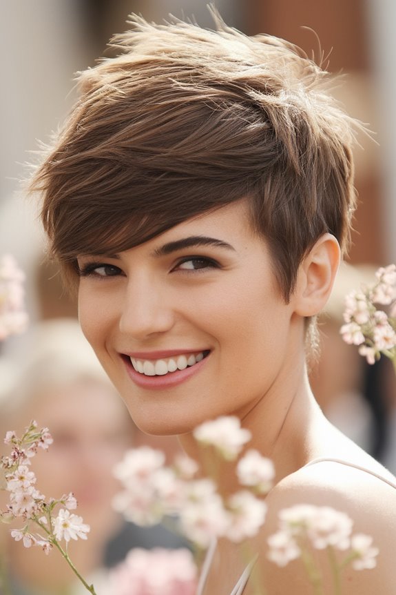 stylish short hair cut