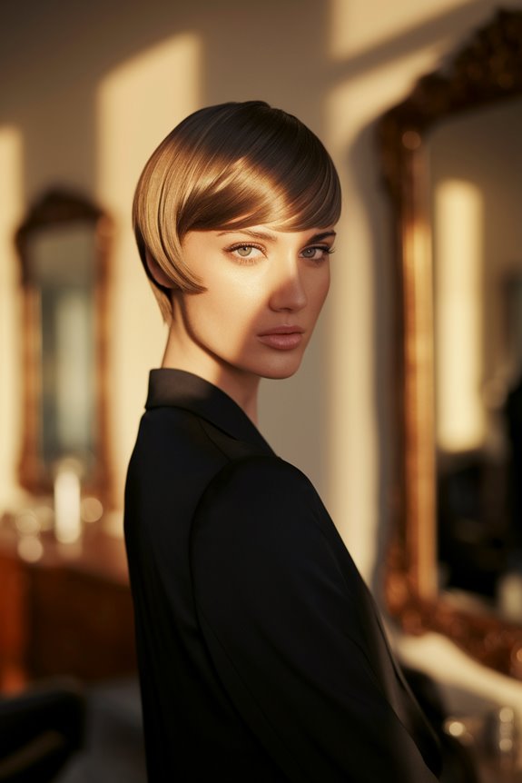 stylish short haircut trend