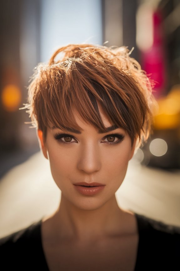 stylish short hairdo trend