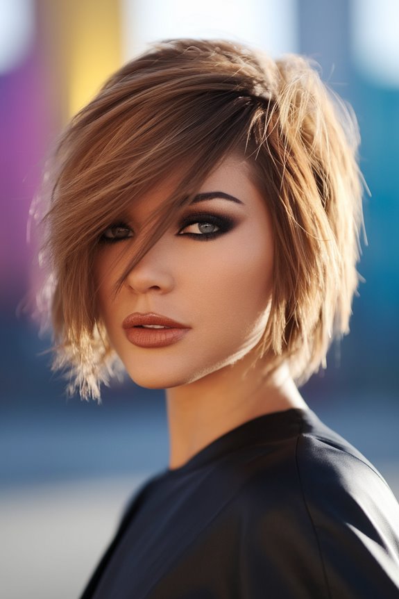stylish short hairstyle option