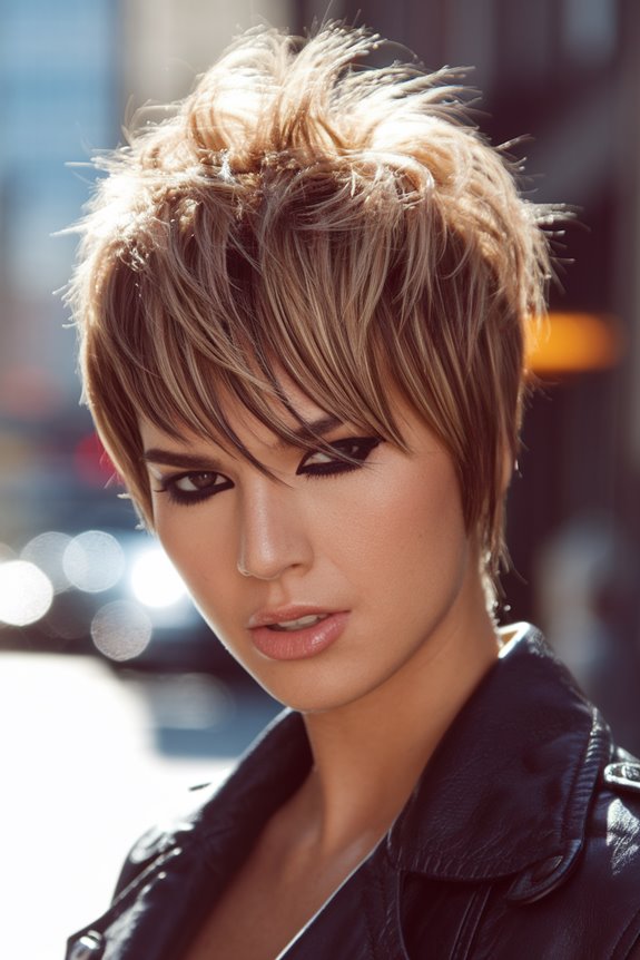 stylish short layered haircut