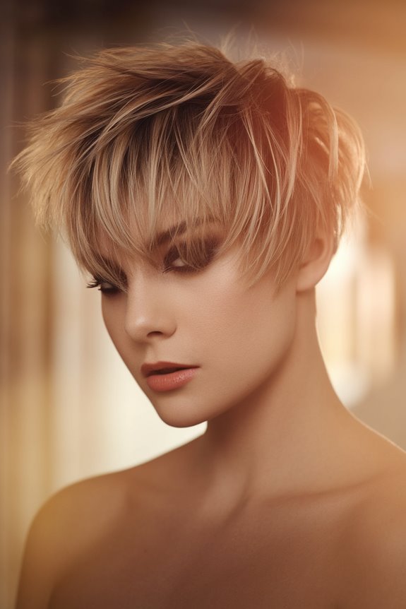 unique short hairstyle trend