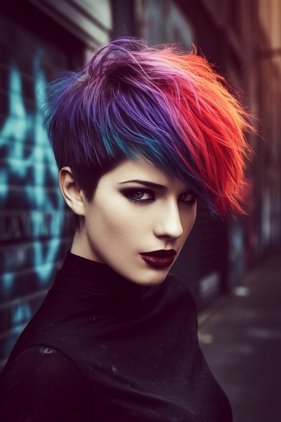 vibrant edgy fairy style