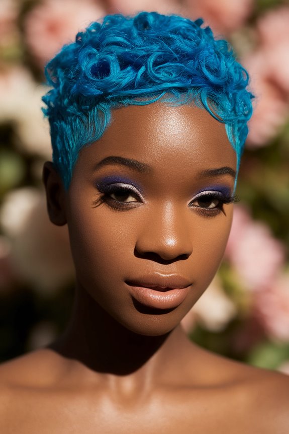 vibrant short hairstyle trend