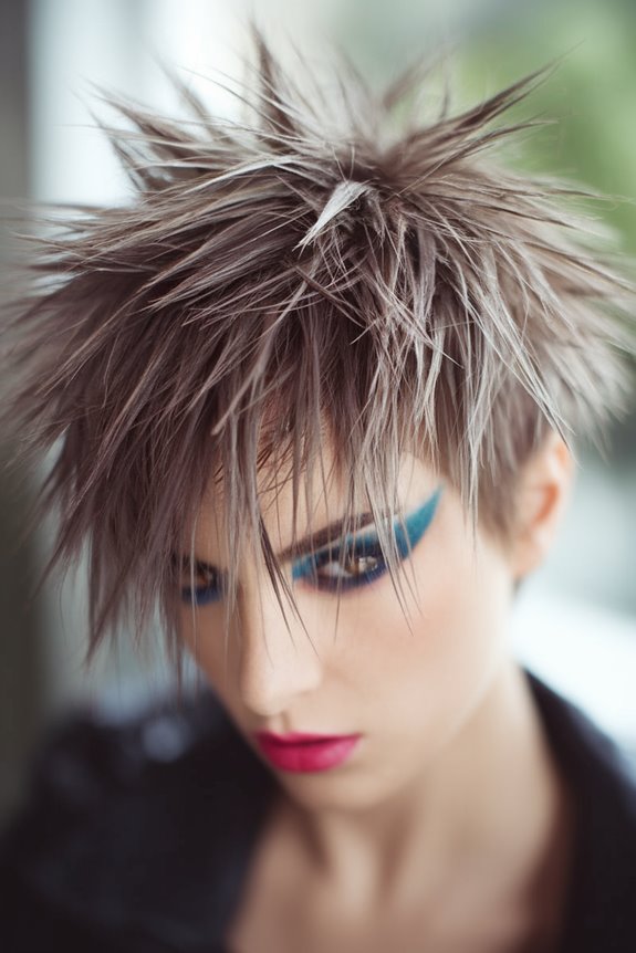 wild untamed edgy hairstyle