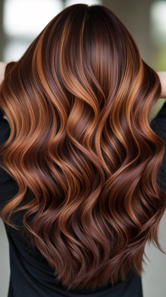 auburn tones for vibrancy