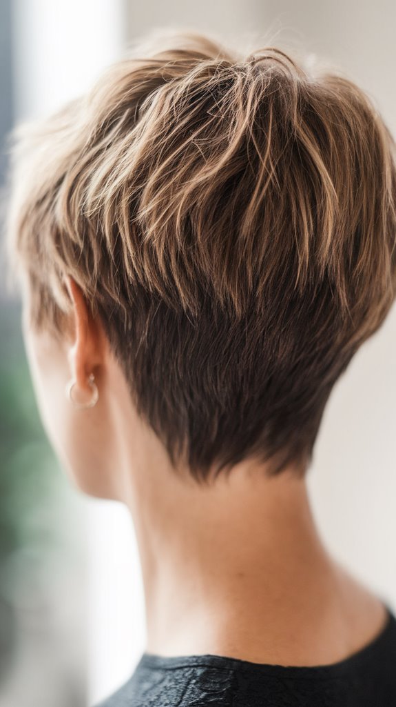 bangs on classic pixie