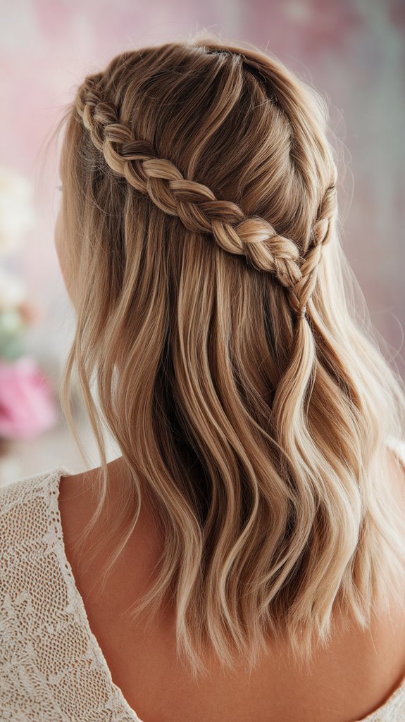 boho braided faux hawk