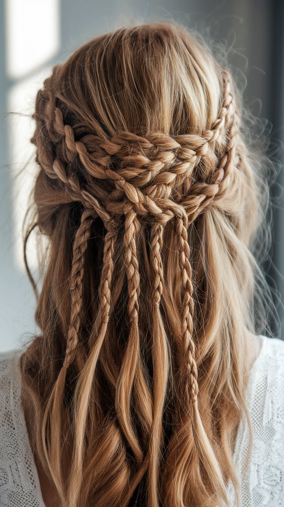boho chic textured rope twists
