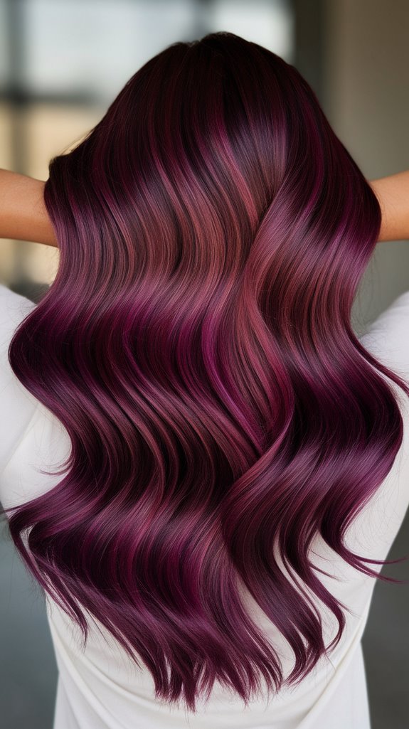bold burgundy for confidence