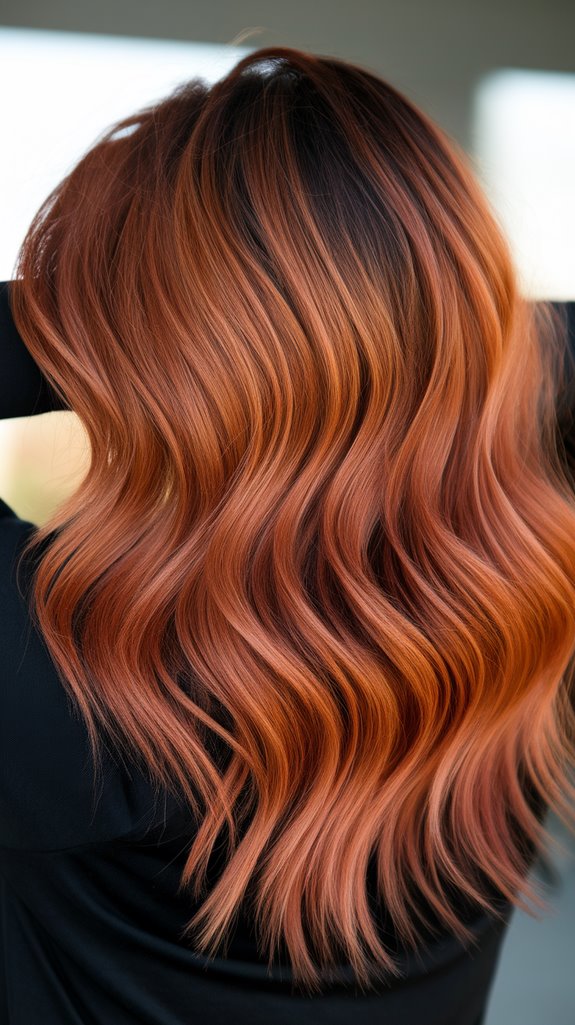 bold copper hair transformation