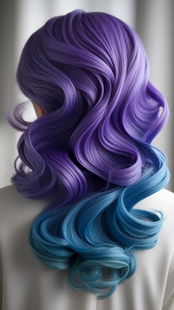 bold nostalgic swirl hair