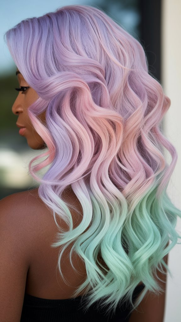bold pastel hair colors