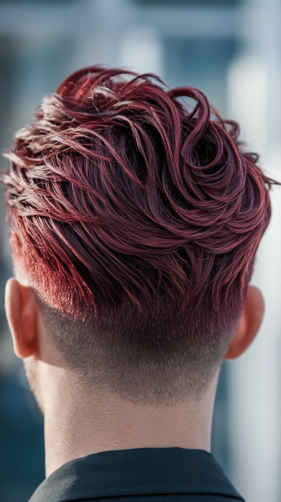 bold refined burgundy elegance