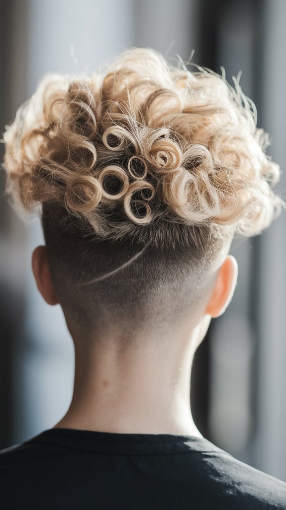 bold short haircut style