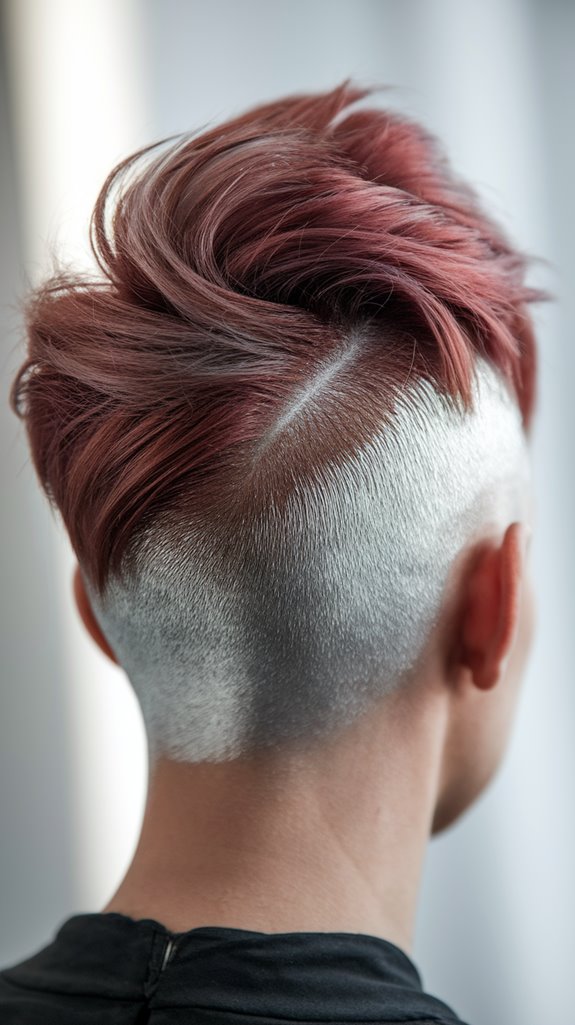 bold short hairstyle choice