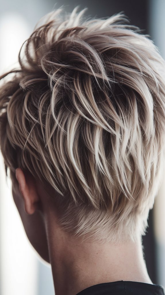 breezy hairstyle with bangs