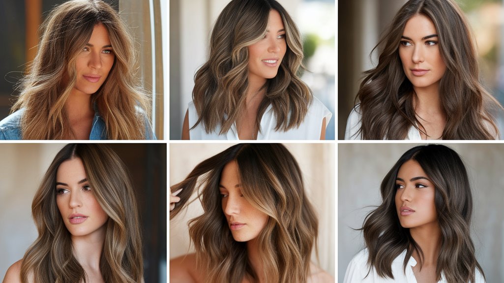 brunette hair color inspiration
