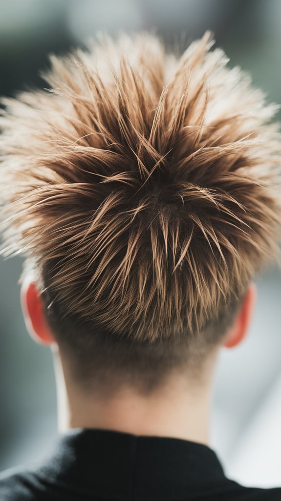 casual tousled hair style