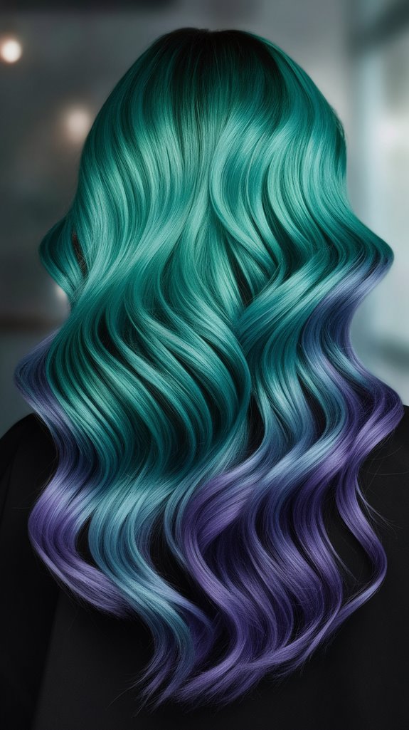 celestial iridescent hair colors