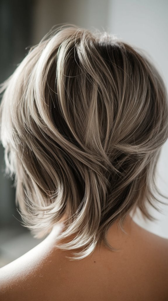 chic asymmetrical pixie cut