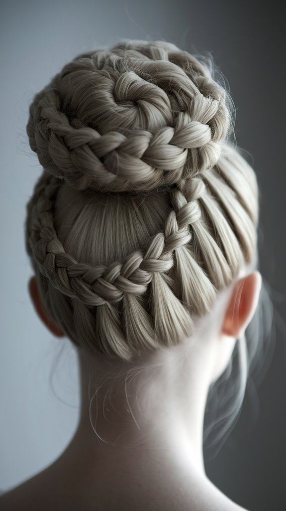 chic braided bun elegance