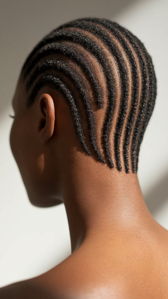chic hairstyle with angles