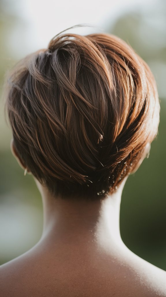 chic layered pixie haircut