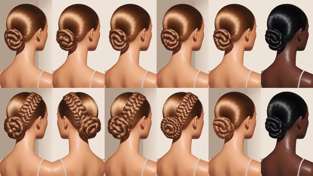 chic long hair updos