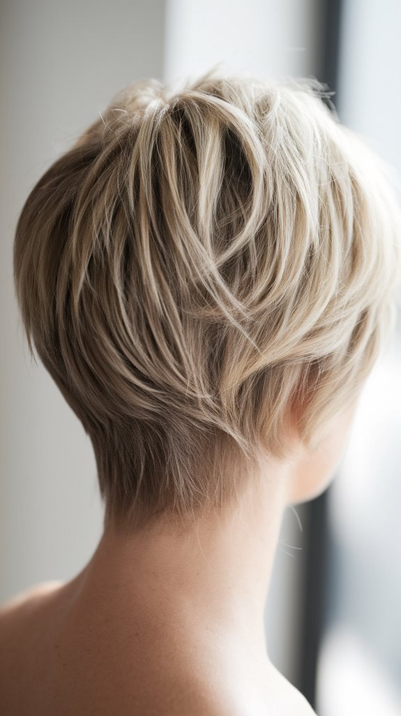 chic short hairstyle choice