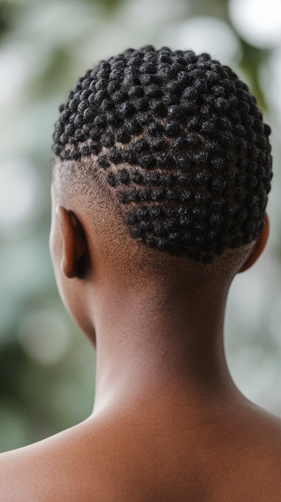 chic short hairstyle variation