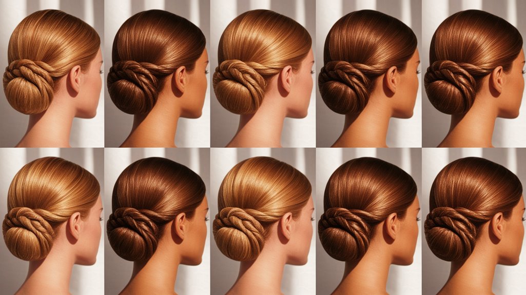 chic shoulder length hair updos