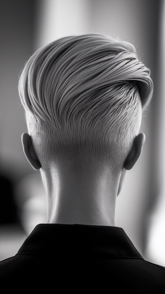 chic sophisticated pixie mullet