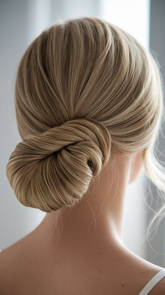 chic twisted side chignon