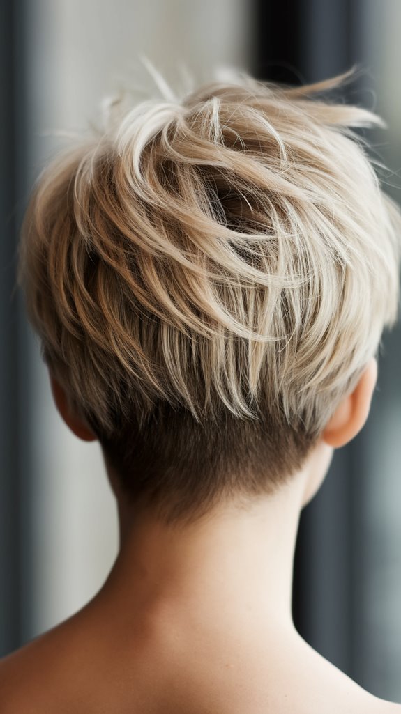 choppy layered pixie haircut
